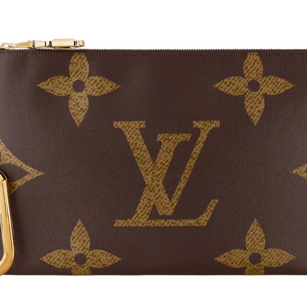 Louis Vuitton Brown Monogram Pouch